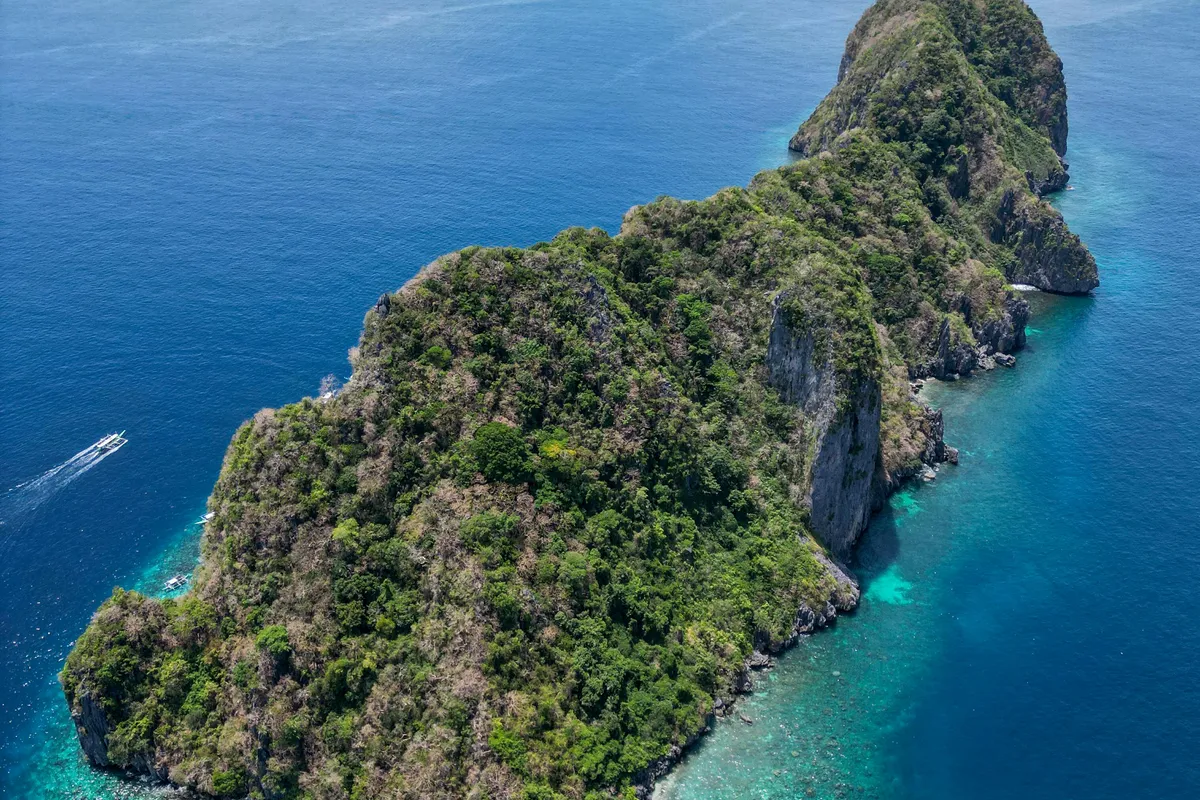 Tropical islands in Palawan, Philippines