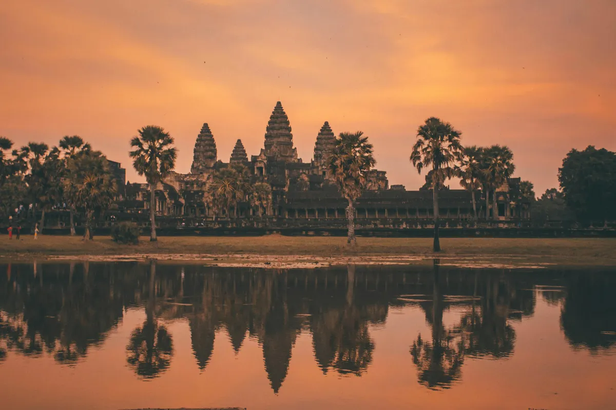 Angkor Wat at dawn, Siem Reap, Cambodia